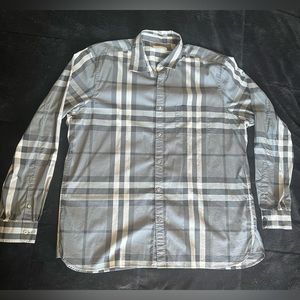 Grey Authentic Burberry Men Shirt